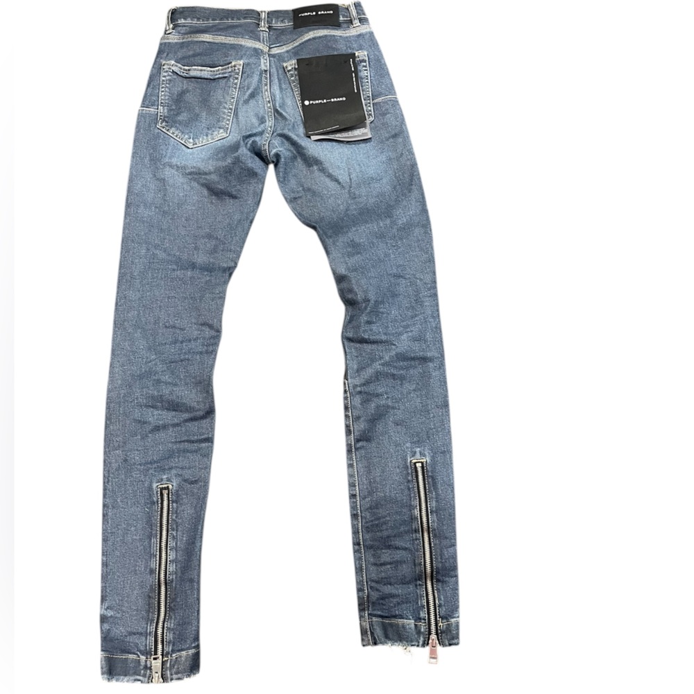 Purple Brand Men's Patchwork Washed Jeans - Picture 3 of 5